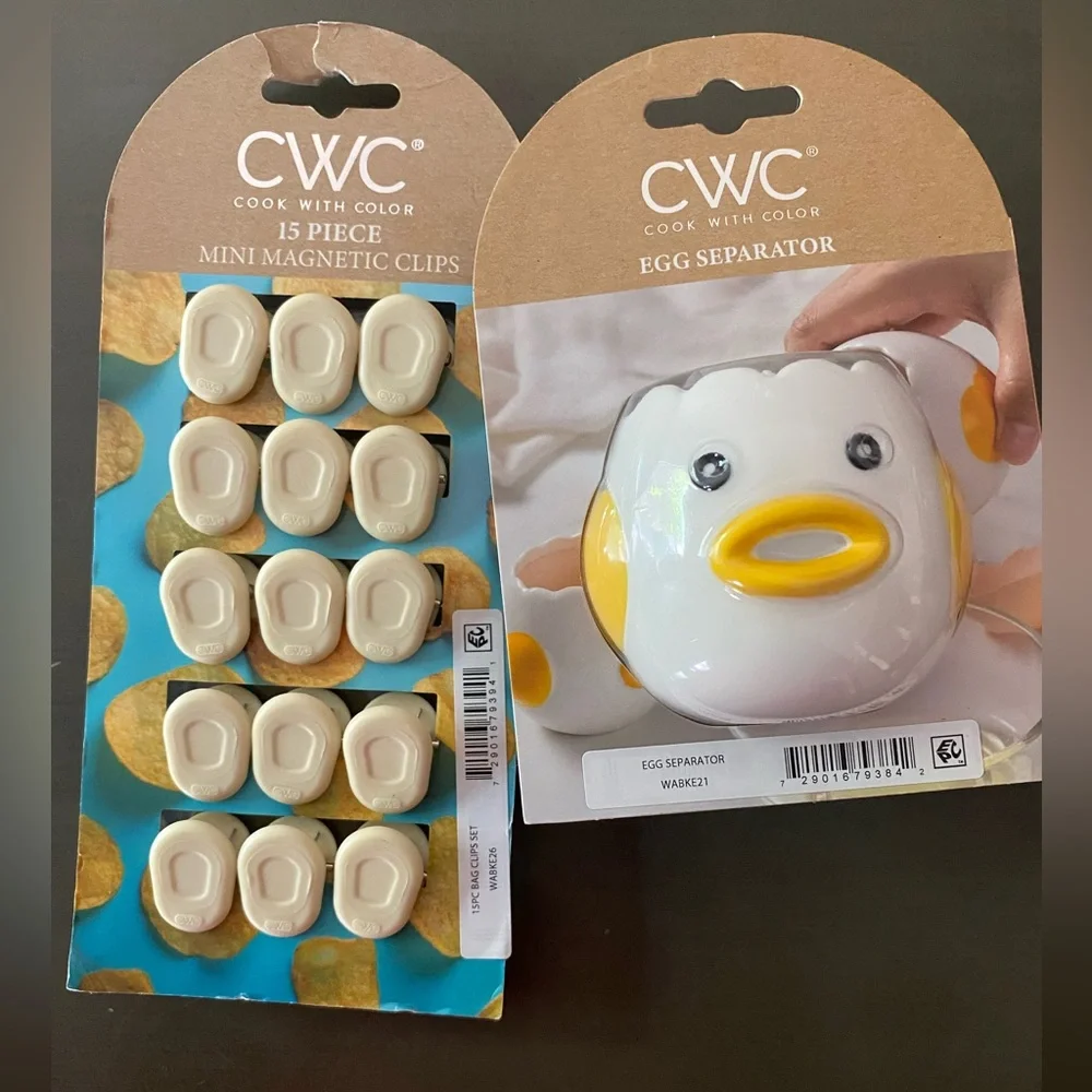 CWC Mini Magnetic Clips and Egg Separator Set - Picture 1 of 5